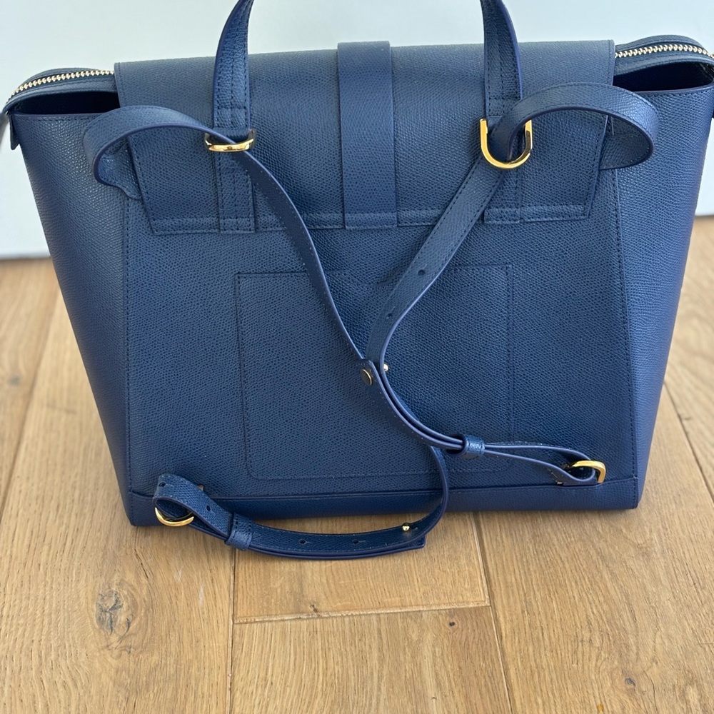 Like New Senreve Marine Blue Maestra (Minimalist Design & Structured Shape) - Picture 10 of 13